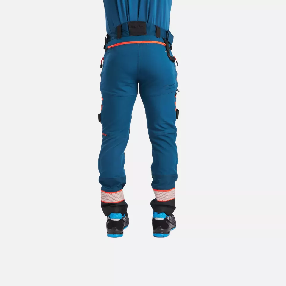 Portwest DX449MBR, DX4 Work Trousers, Metro Blue, image 4, gallery thumbnail