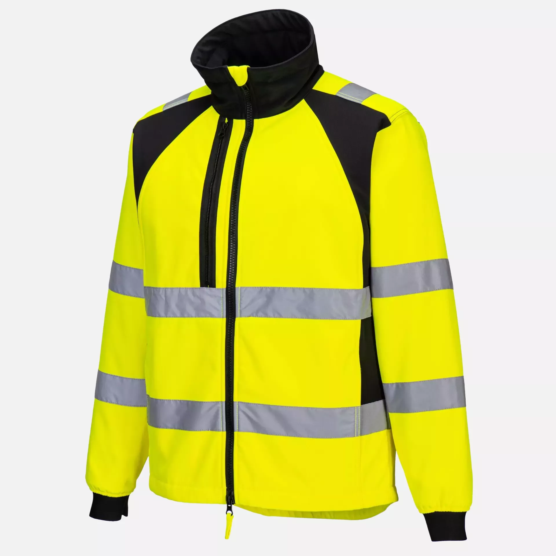 Portwest CD875YBR, WX2 Eco Hi-Vis Softshell (2L), Yellow/Black, image 3