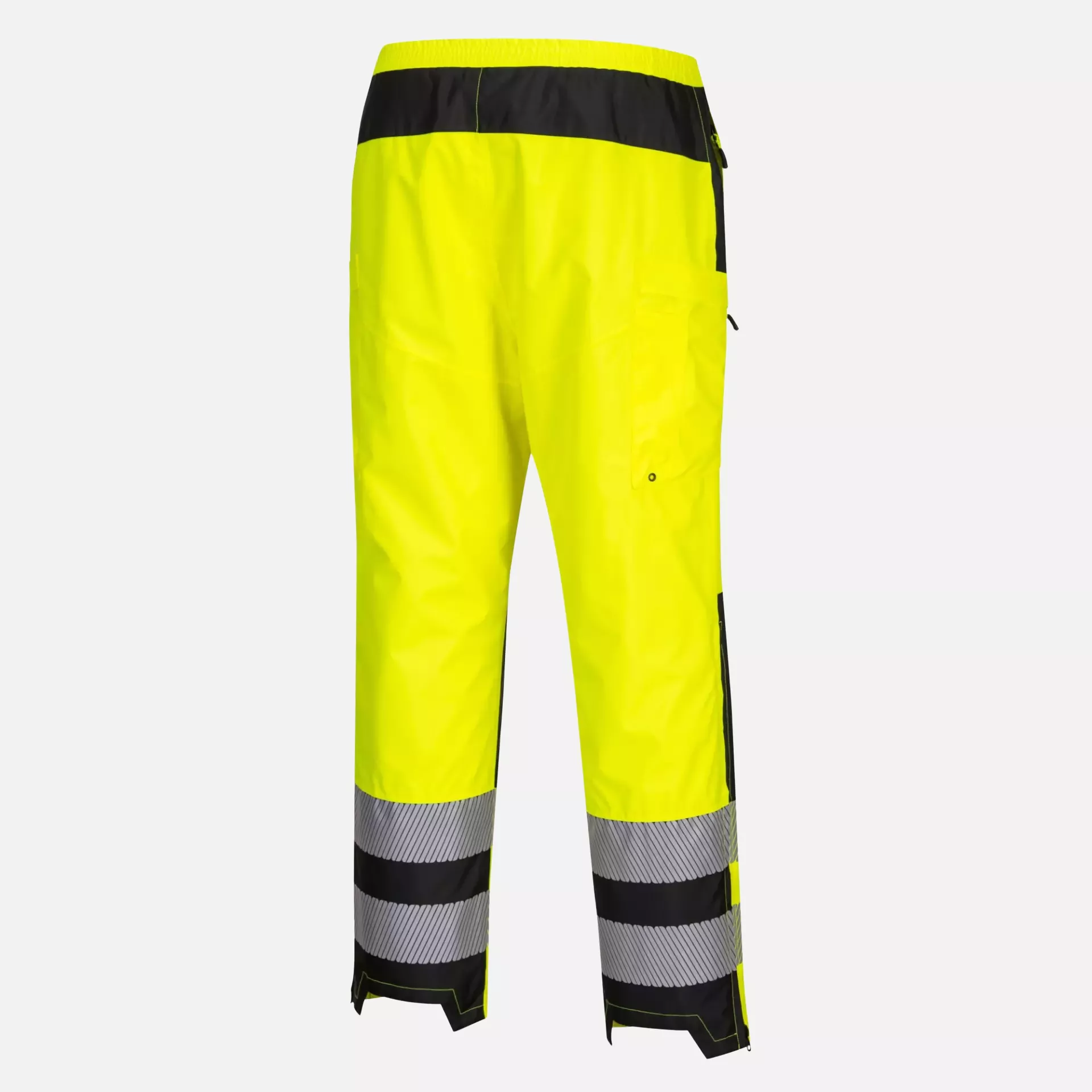 Portwest PW386YBR, PW3 Hi-Vis Women's Rain Trousers, Yellow/Black, image 5