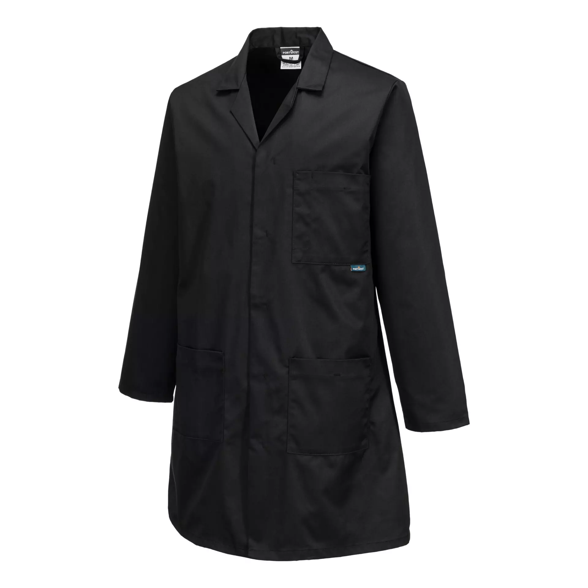Portwest 2852BKR, Standard Coat, Black, image 3