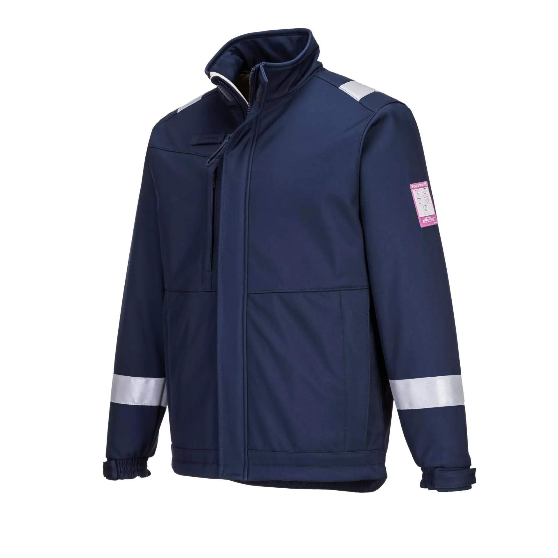 Portwest MV73NAR, Modaflame Softshell Jacket, Navy, image 4