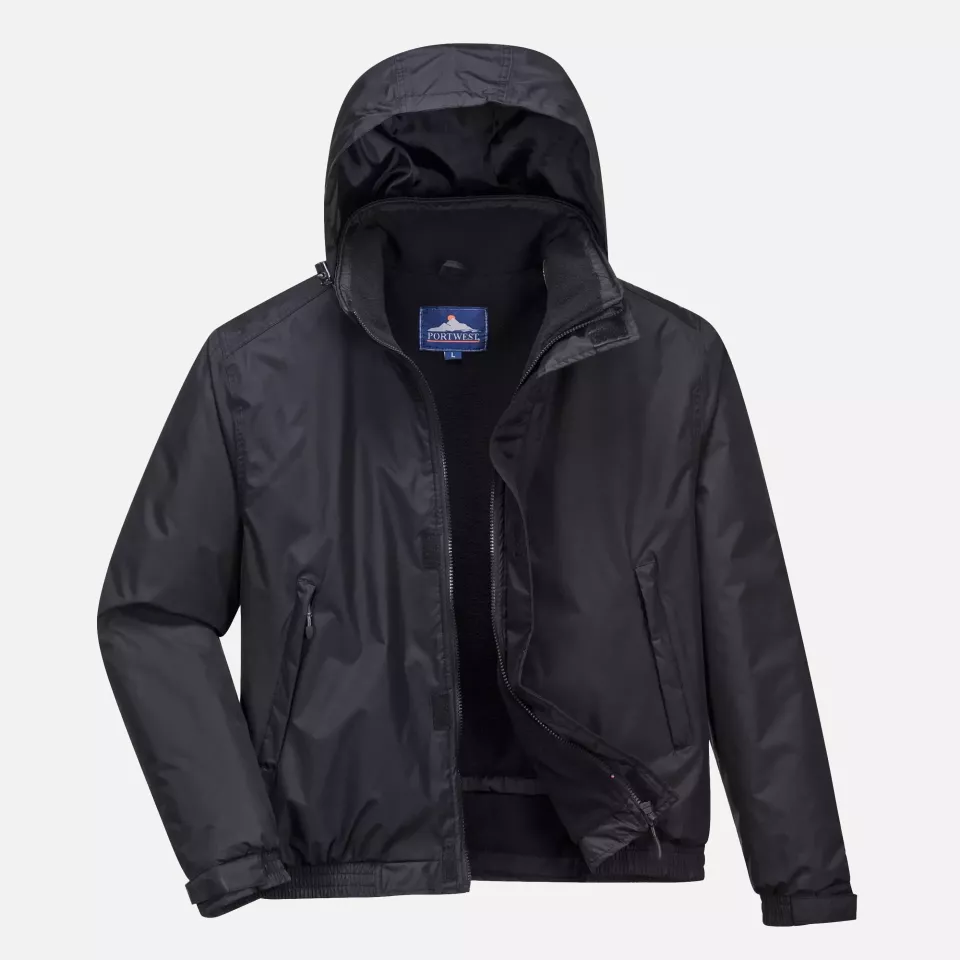 Portwest S503BKR, Calais Bomberjacke, Schwarz, image 1, gallery thumbnail