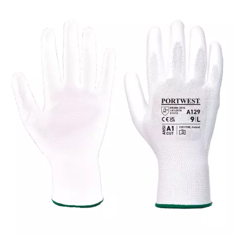 Portwest PU Palm Glove - Carton, White