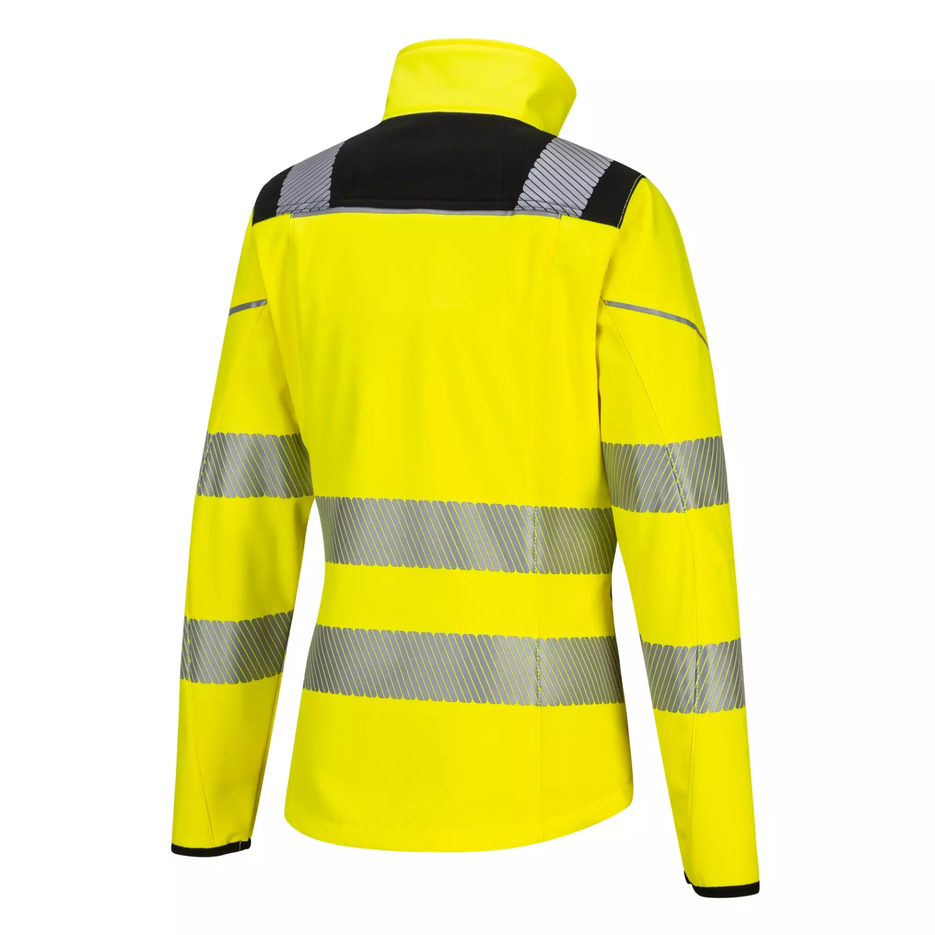 Portwest PW381YBR, PW3 Hi-Vis Women's Softshell (3L), Yellow/Black, image 3