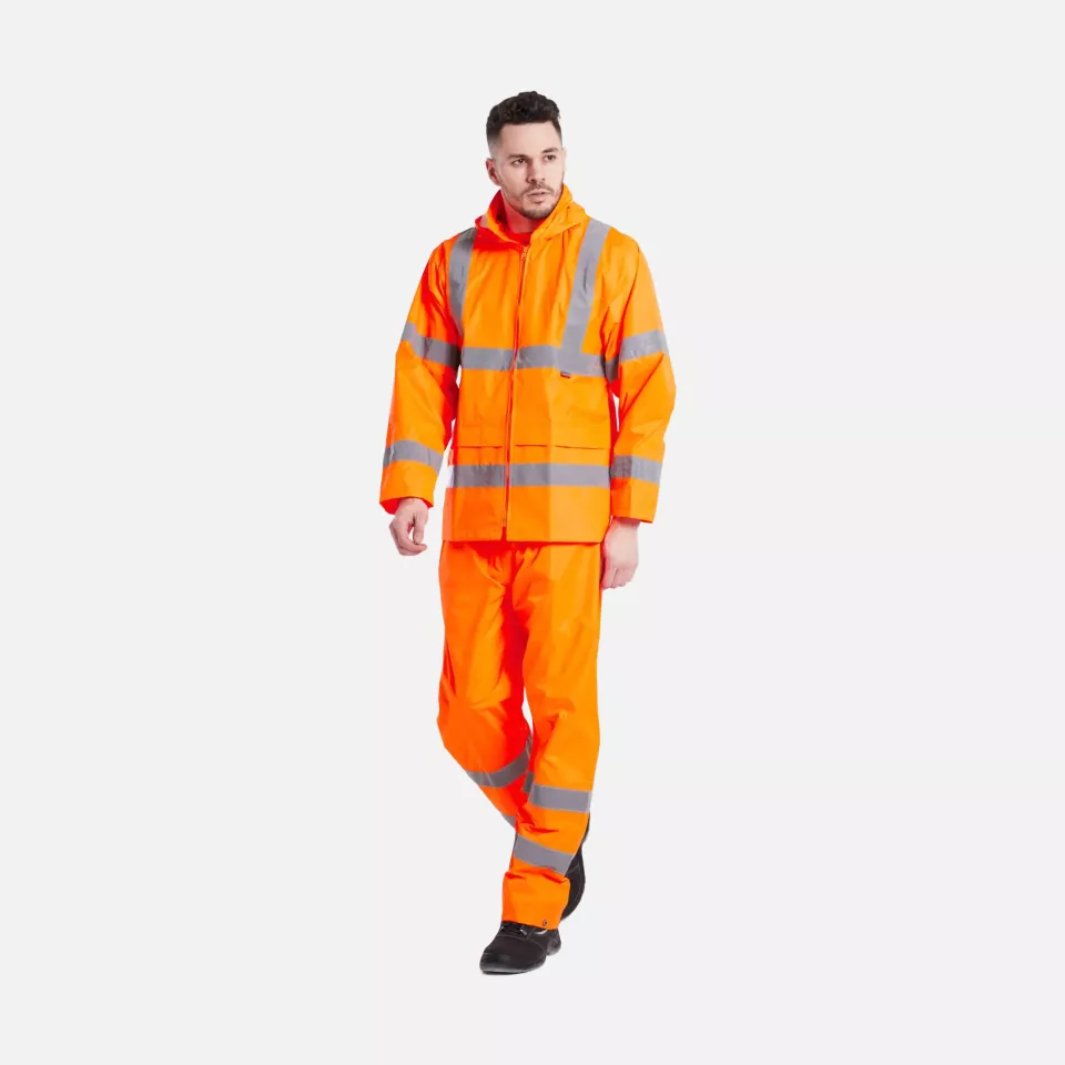 Portwest H440ORR, Hi-Vis Rain Jacket, Orange, image 6, gallery thumbnail