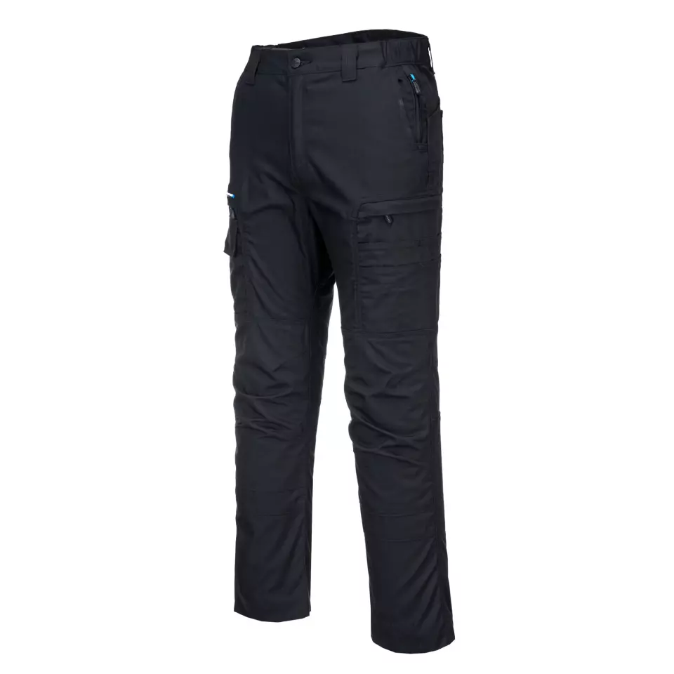 Portwest T802BKR, KX3 Ripstop Trousers, Black, image 3, gallery thumbnail
