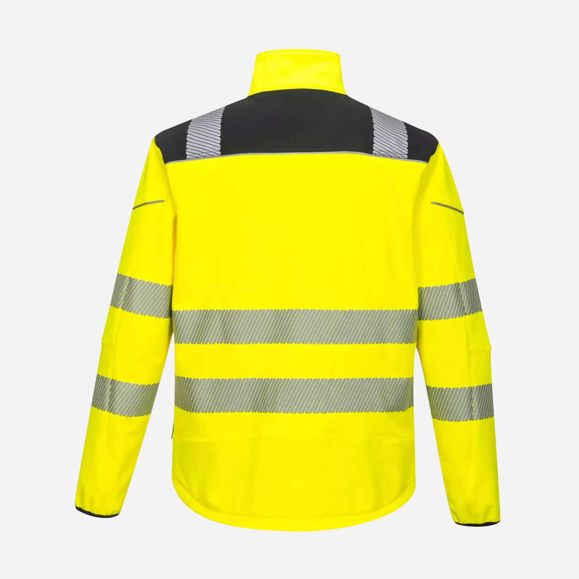 Portwest T402YBR, PW3 Hi-Vis Softshelljacke (3L), Gelb/Schwarz, image 2