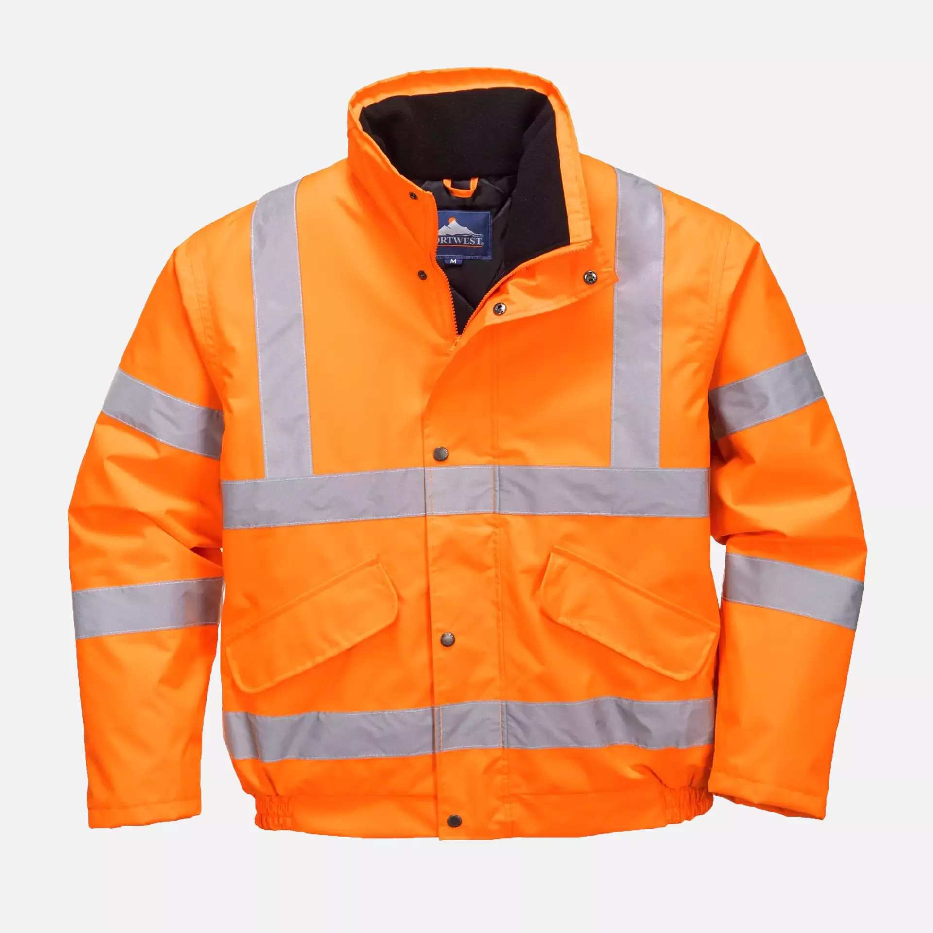 Portwest RT32ORR, Hi-Vis Winter Bomber Jacket, Orange, image 6