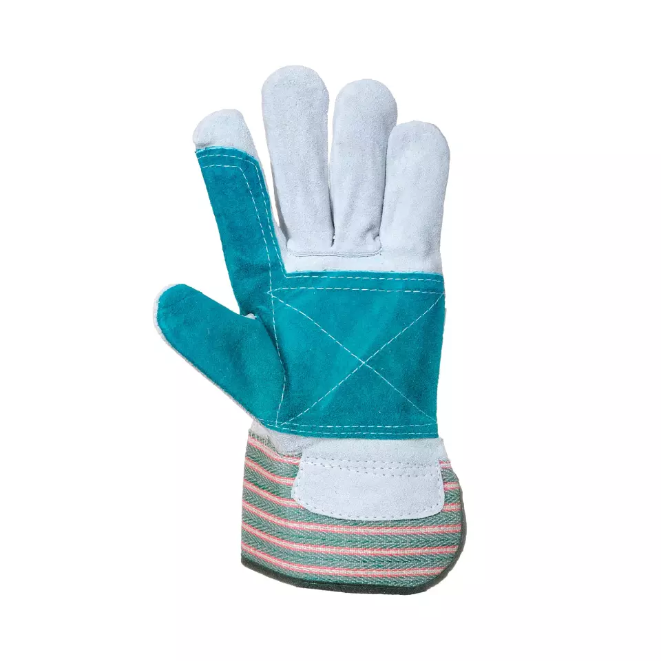 Portwest A230GRR, Double Palm Rigger Glove, Grey, image 2, gallery thumbnail