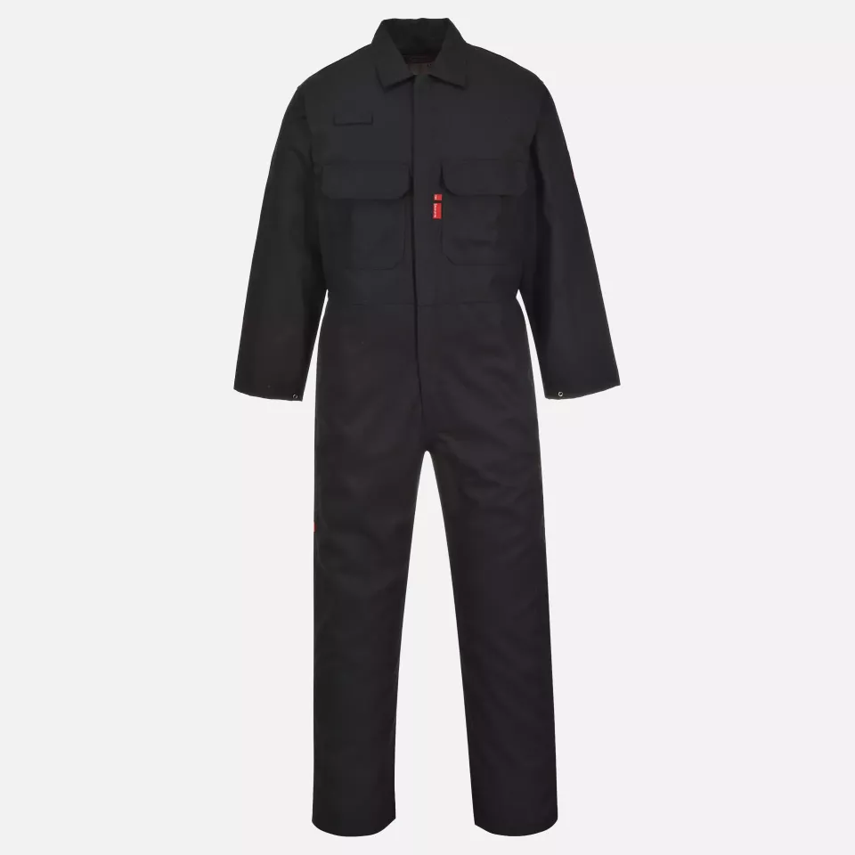 Portwest BIZ1BKR, Bizweld FR Coverall, Black, image 1, gallery thumbnail