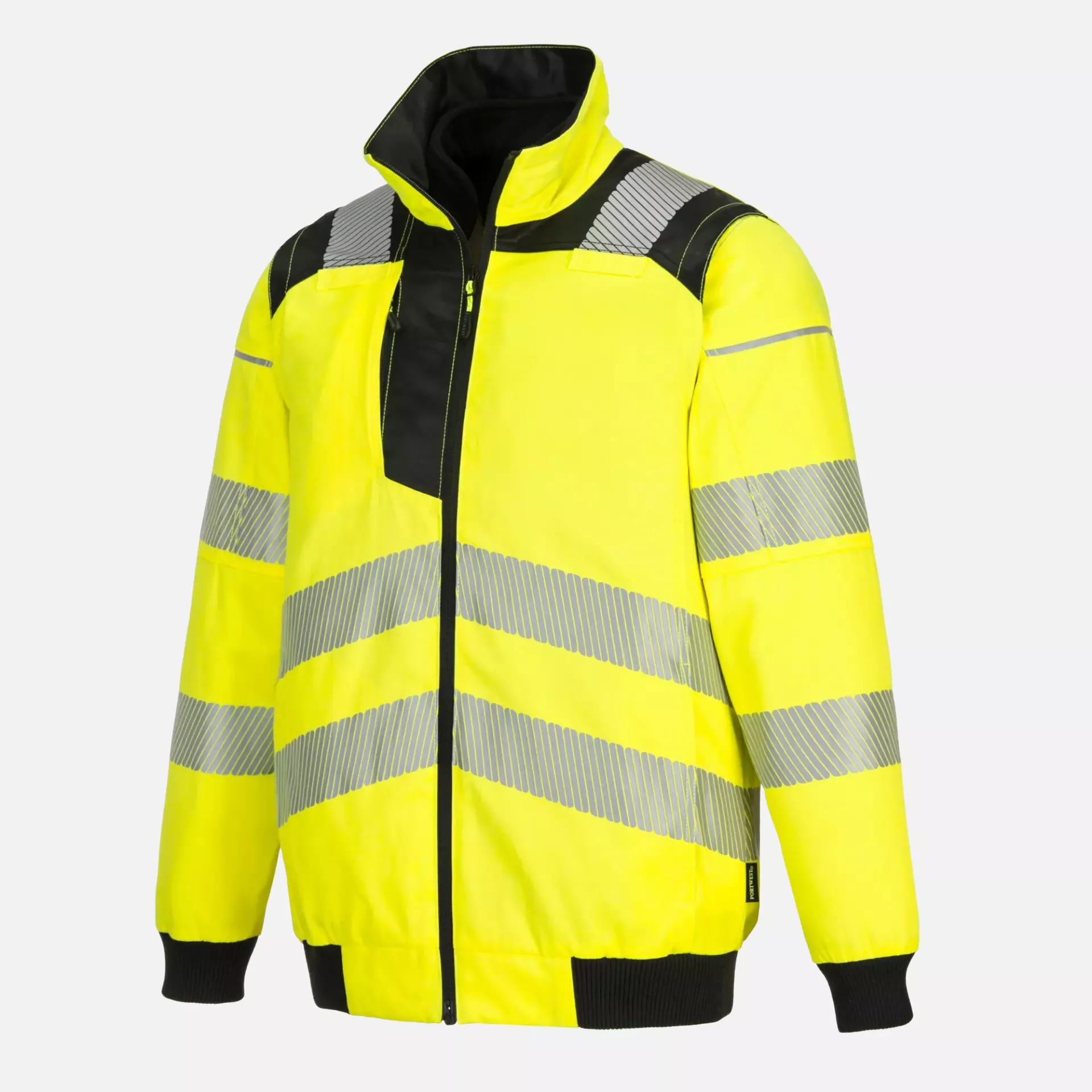 Portwest PW302YBR, PW3 Hi-Vis 3-in-1 Pilot Jacket, Yellow/Black, image 6