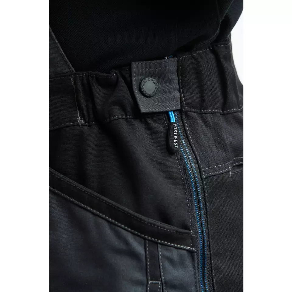 Portwest T704MGR, WX3 Bib and Brace, Metal Grey, image 6, gallery thumbnail