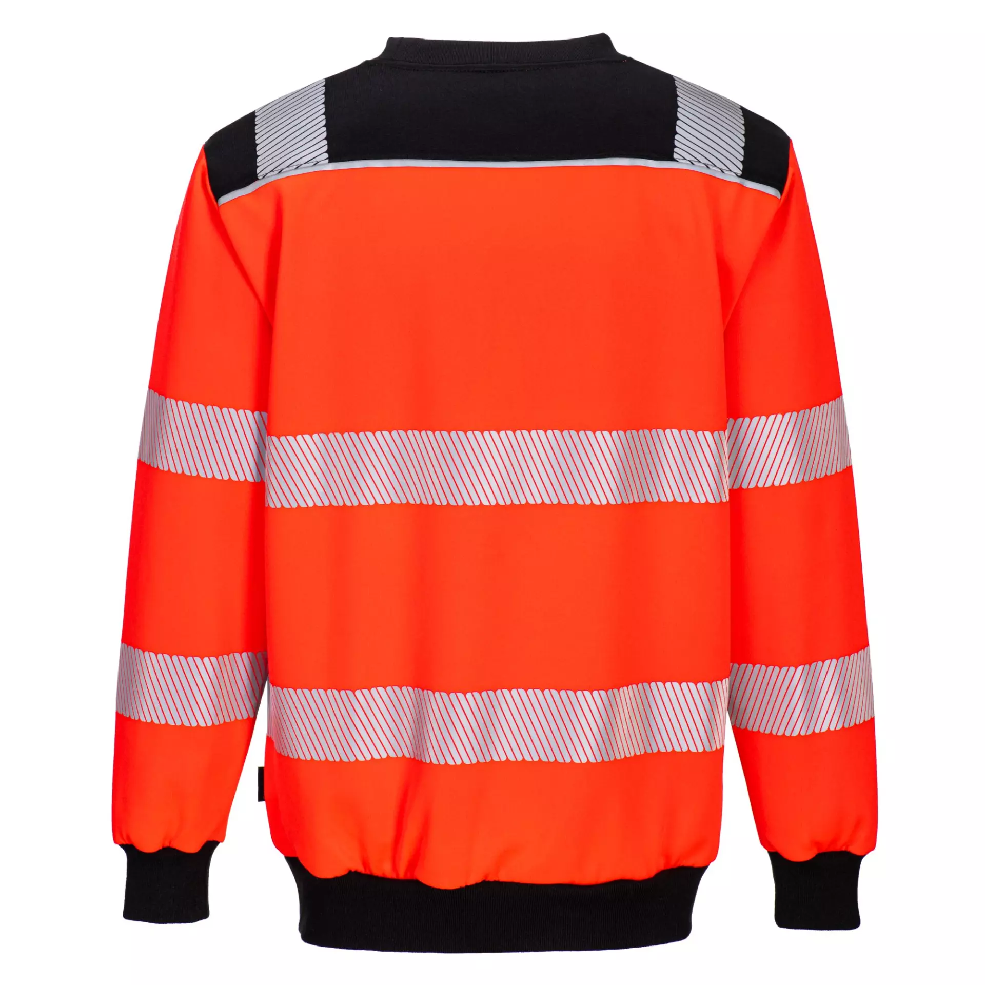 Portwest PW379RBK, PW3 Hi-Vis Sweatshirt, Red/Black, image 1