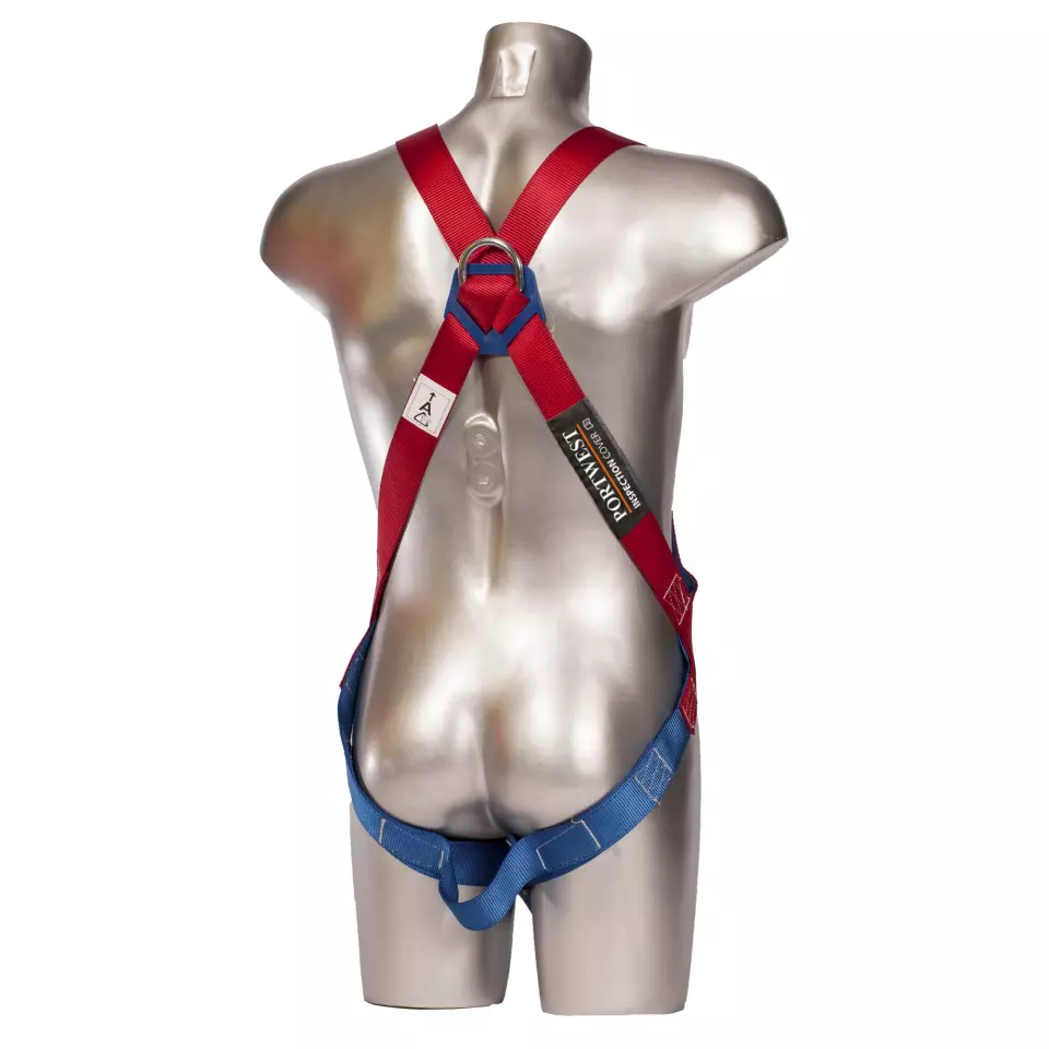 Portwest FP11RER, 1 Point Harness, Red, image 3, gallery thumbnail