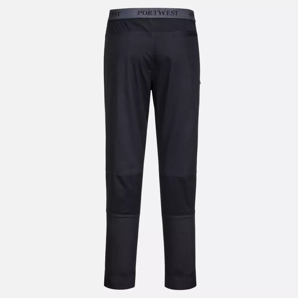 Portwest C072BKR, Chef's MeshAir Pro Surrey Trousers, Black, image 2, gallery thumbnail