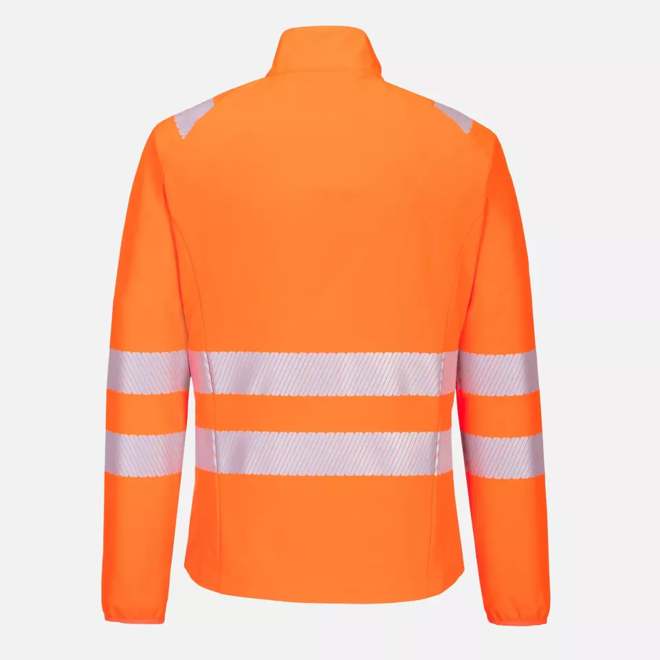 Portwest DX481OBR, DX4 Hi-Vis Lightweight Mid Layer, Orange/Black, image 2, gallery thumbnail