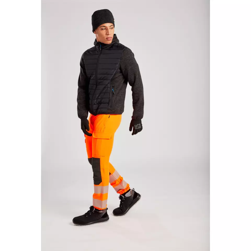 Portwest T832GMR, KX3 Hybrid Baffle Jacket, Grey Marl, image 11, gallery thumbnail