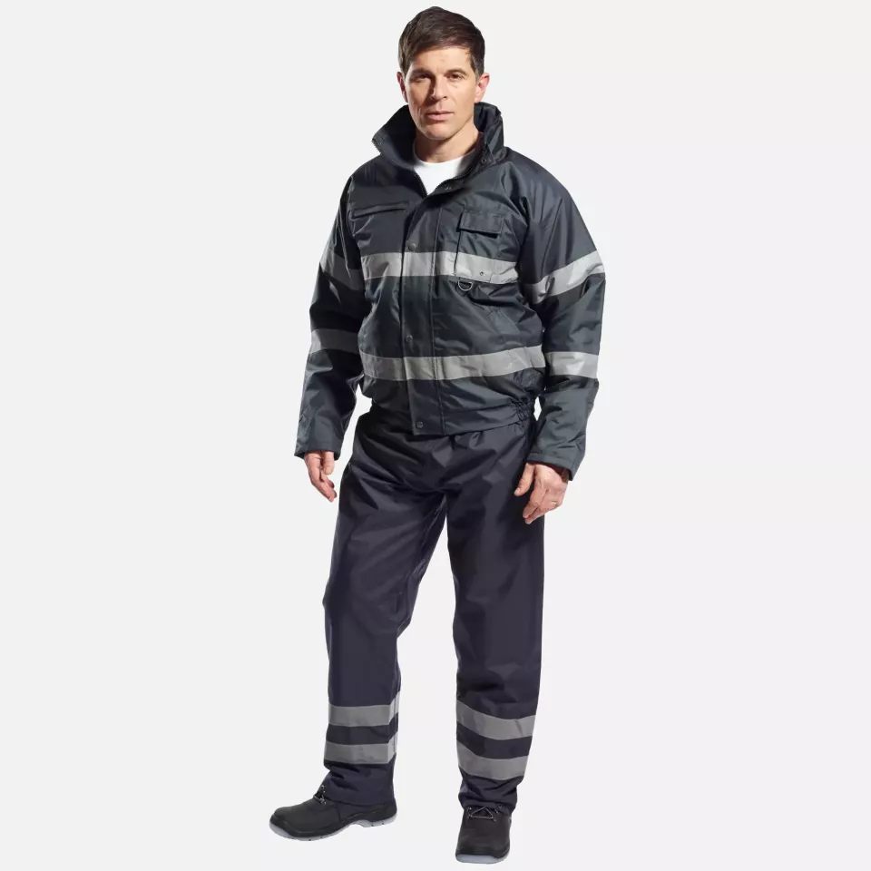 Portwest S434NAR, Iona Winter Bomber Jacket, Navy, image 3, gallery thumbnail