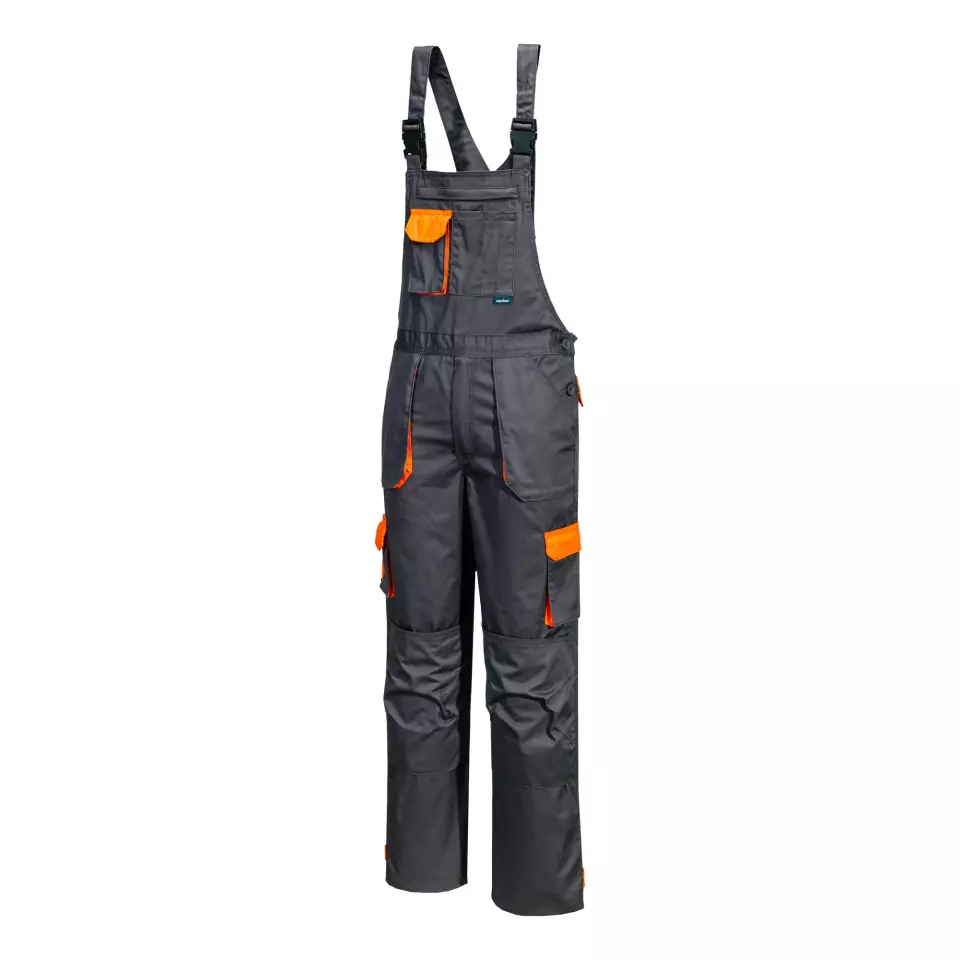 Portwest TX12GRR, Texo Contrast Bib and Brace, Grey, image 9, gallery thumbnail