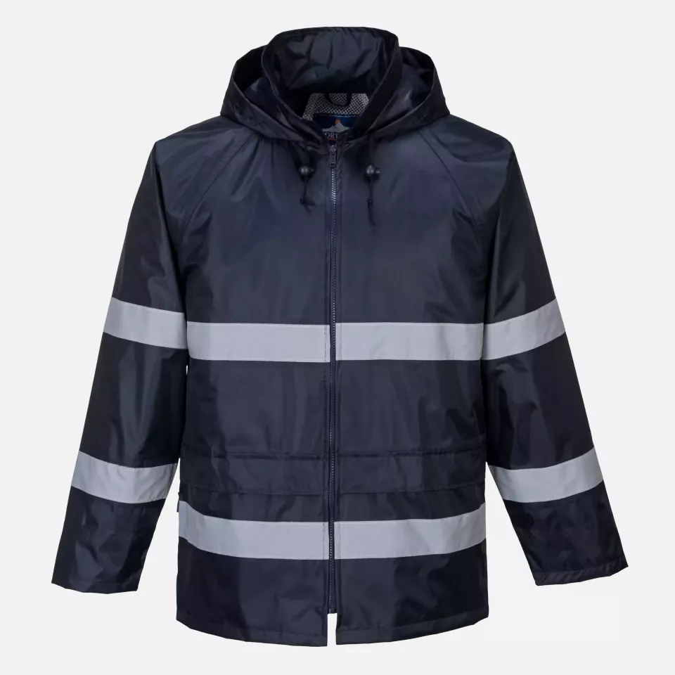 Portwest F440NAR, Classic Iona Rain Jacket, Navy, image 1, gallery thumbnail
