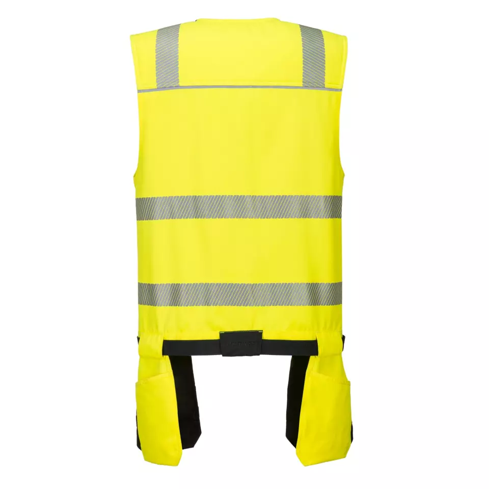 Portwest PW308YBR, PW3 Hi-Vis Class 1 Tool Vest, Yellow/Black, image 2, gallery thumbnail