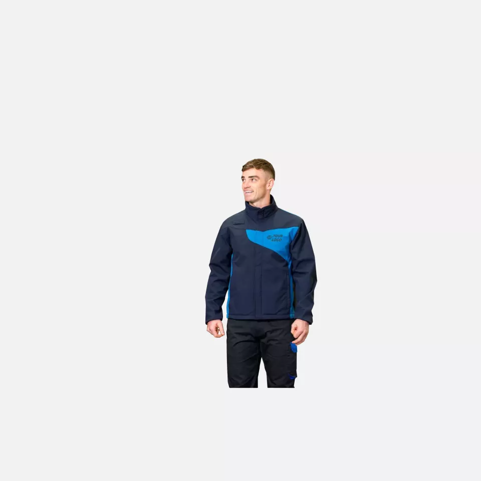 Portwest PW211BZR, PW2 Cotton Comfort T-Shirt S/S, Black/Zoom Grey, image 5, gallery thumbnail