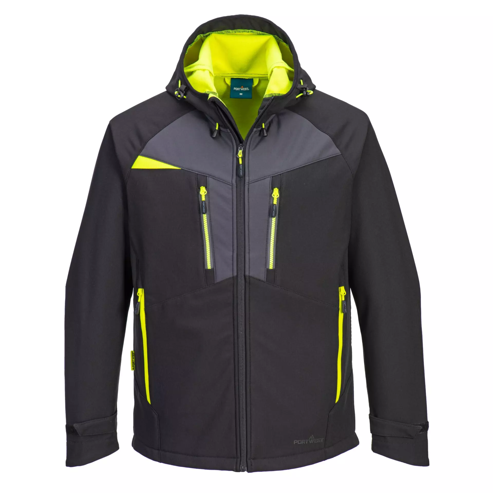 Portwest DX474BKR, DX4 Hooded Softshell (3L), Black, image 1