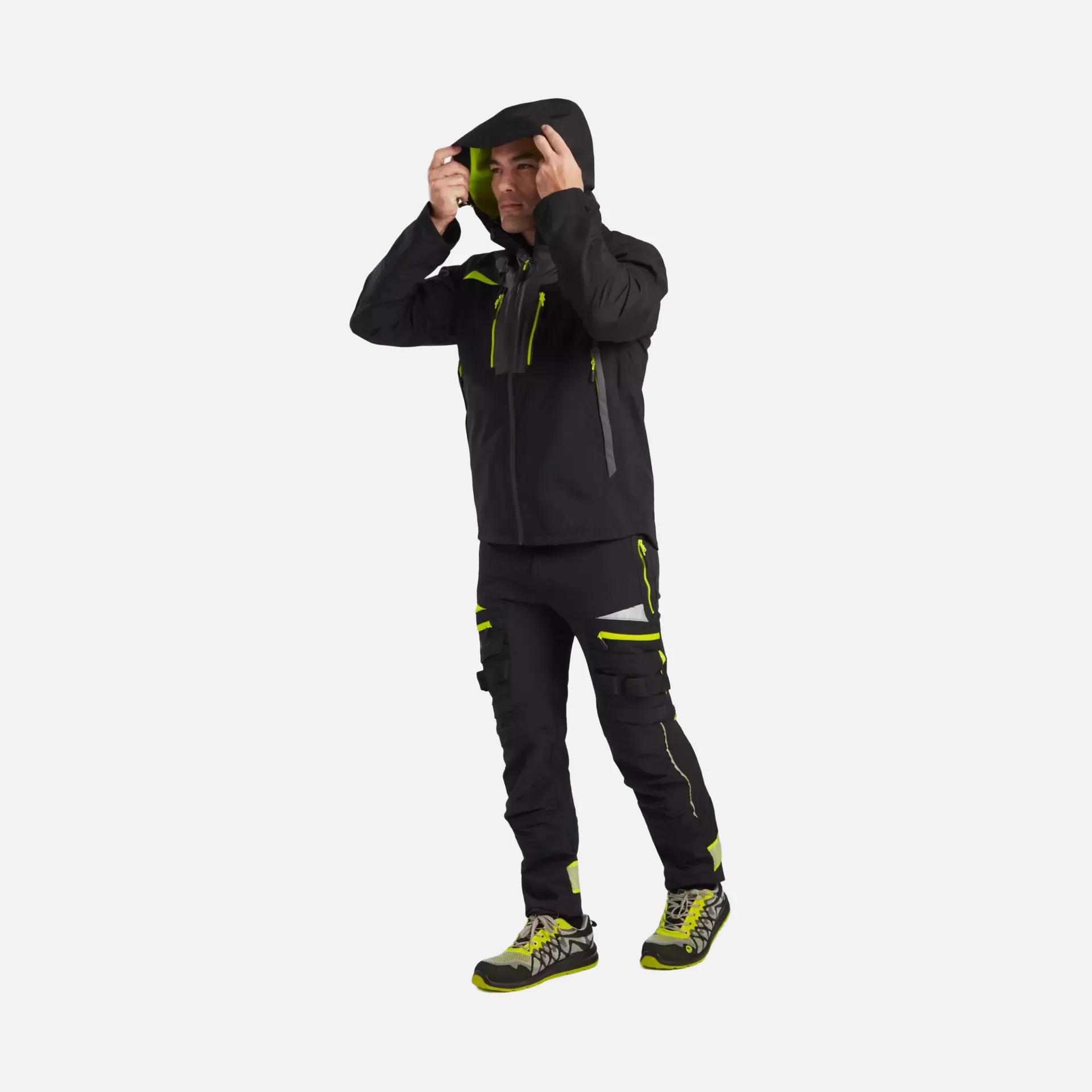 Portwest DX463BKR, DX4 Rain Jacket, Black, image 4