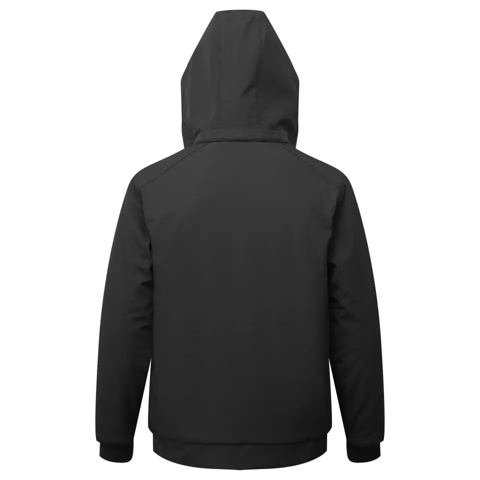 Portwest CD874BKR, WX2 Eco Hooded Insulated Softshell (2L), Black, image 2, gallery thumbnail