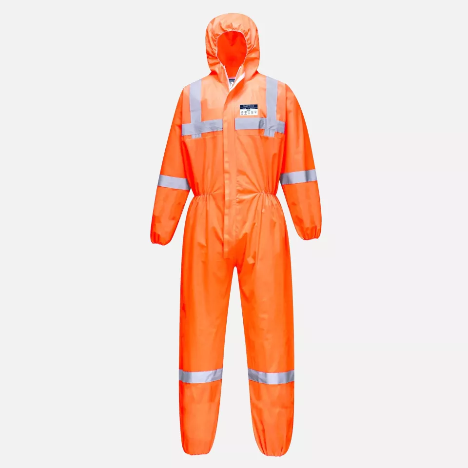 Portwest ST36ORR, VisTex SMS Coverall Type 5/6, Orange, image 1, gallery thumbnail
