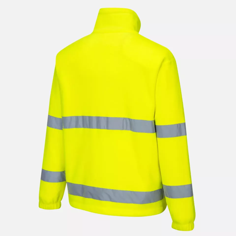 Portwest F250YER, Warnschutz Essential Fleecejacke, Gelb, image 4, gallery thumbnail