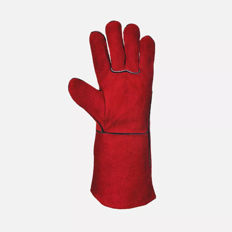 Portwest A500RER, Welders Gauntlet, Red, image 2, gallery thumbnail