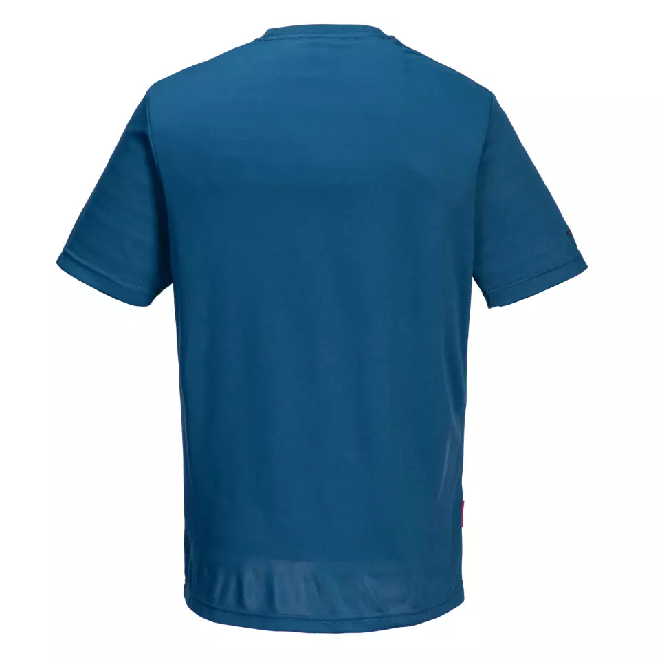 Portwest DX411MBR, DX4 T-Shirt S/S, Metro Blue, image 1, gallery thumbnail