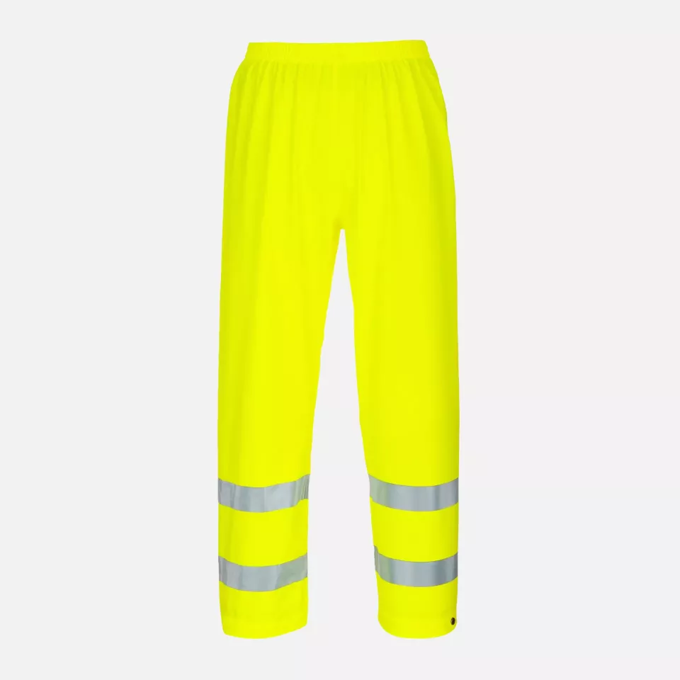 Portwest S493YER, Sealtex Ultra Hi-Vis Rain Trousers, Yellow, image 3, gallery thumbnail