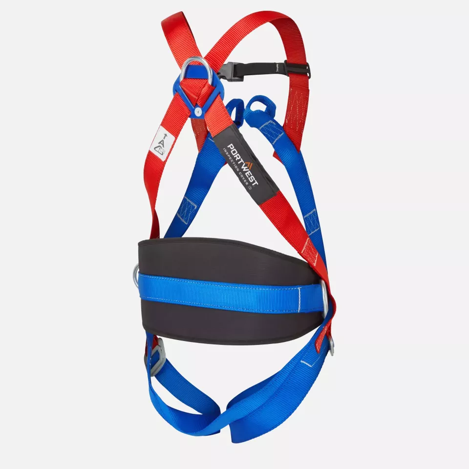 Portwest FP17RER, 3 Point Comfort Harness, Red, image 2, gallery thumbnail