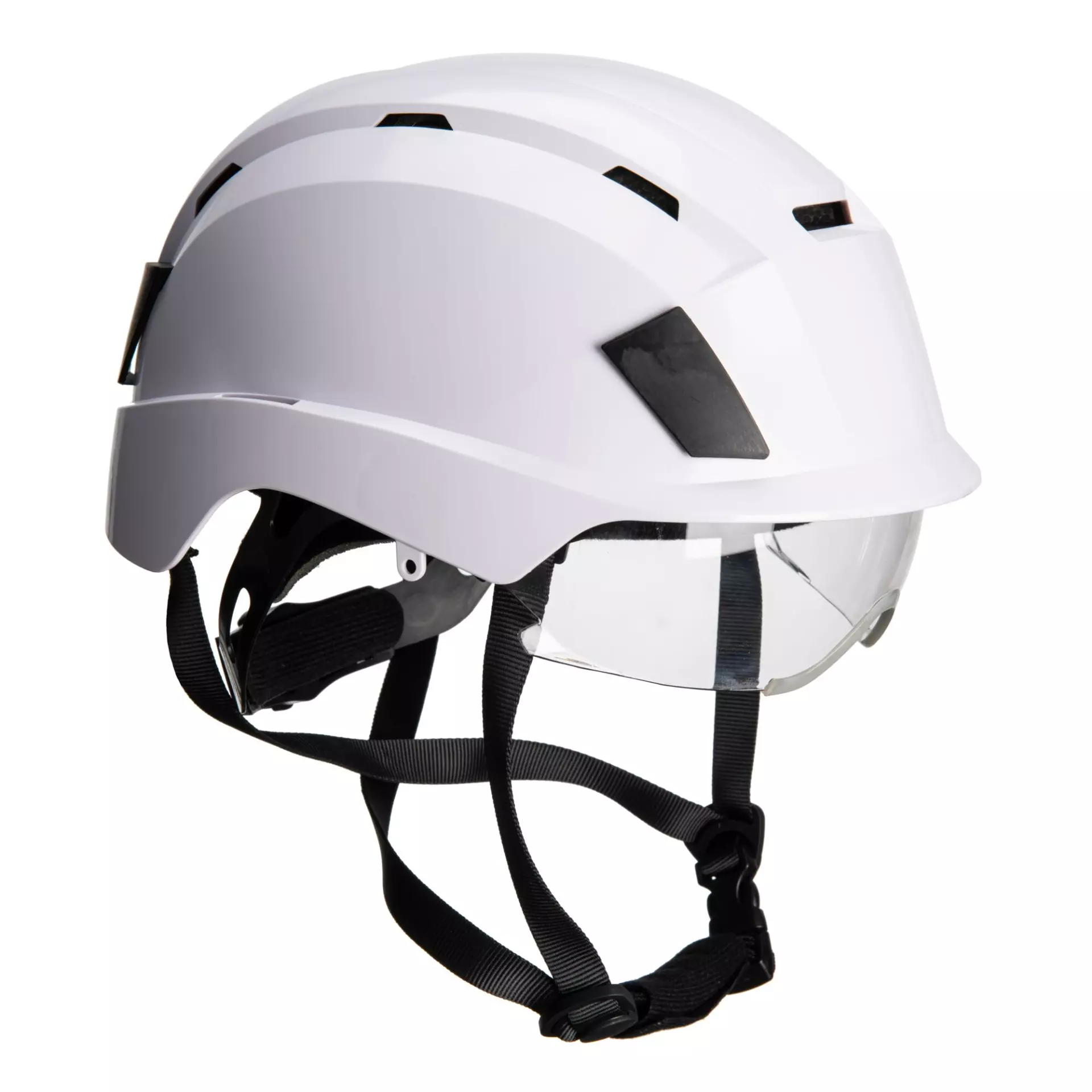 Portwest PS80WHR, Integrated Visor Helmet, White, image 1