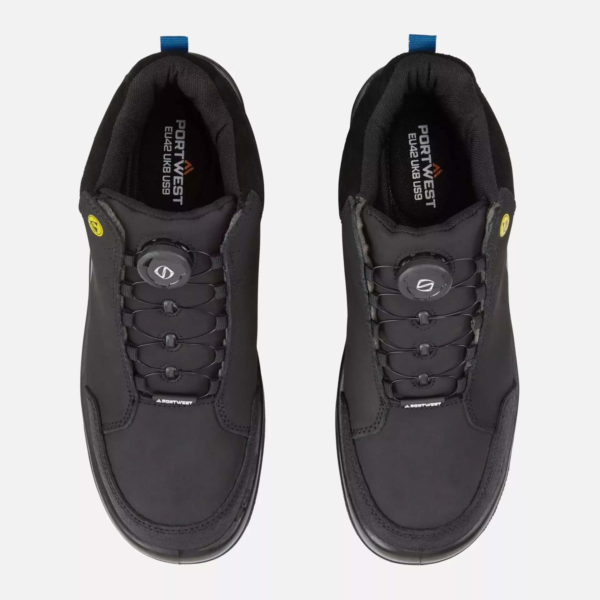 Portwest FE02BKB, Ridge Composite Mid Boot S3S ESD SR FO, Black/Blue, image 3