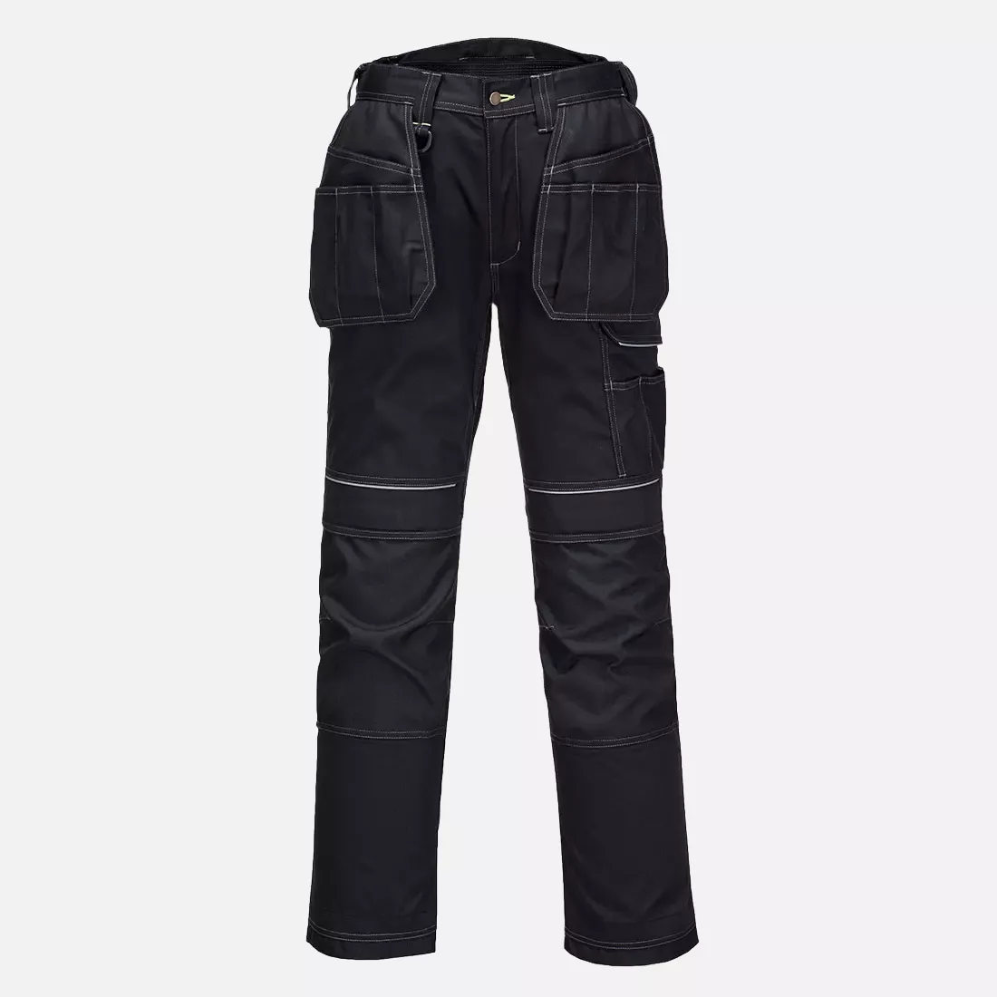 Portwest T602BKS, PW3 Holster Work Trousers, Black Short, image 1
