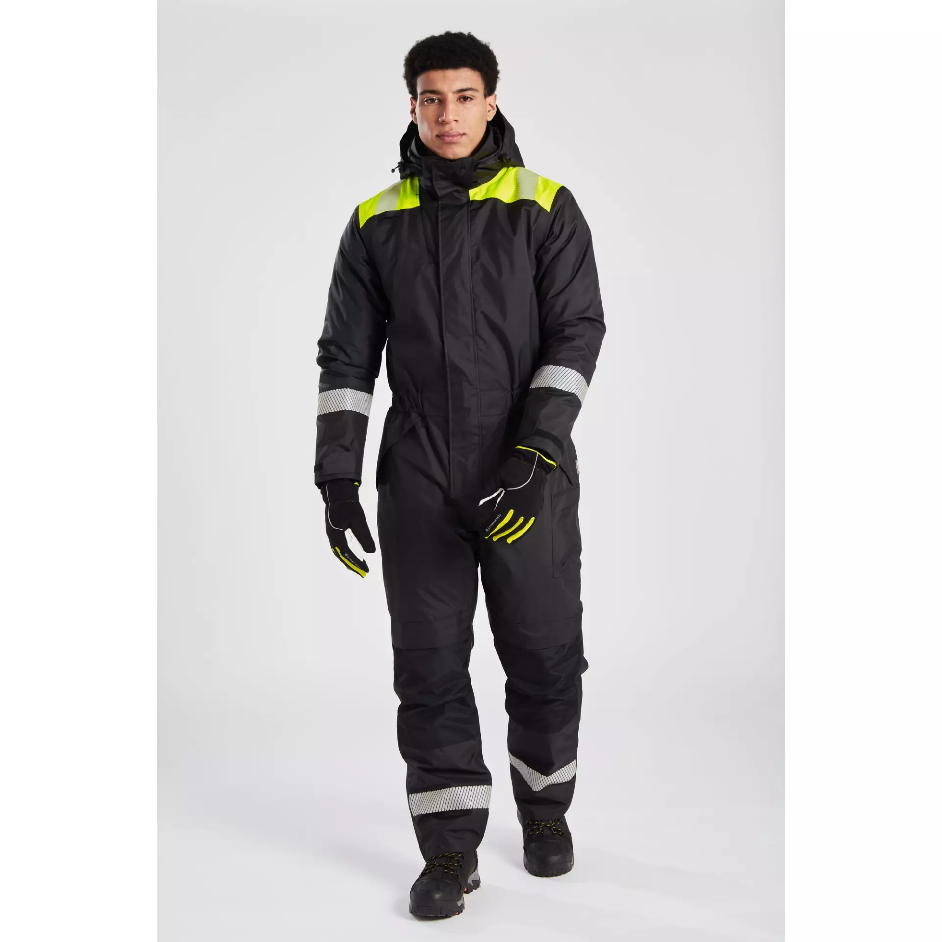 Portwest PW353BKY, PW3 Winter-Overall, Schwarz/Gelb, image 7