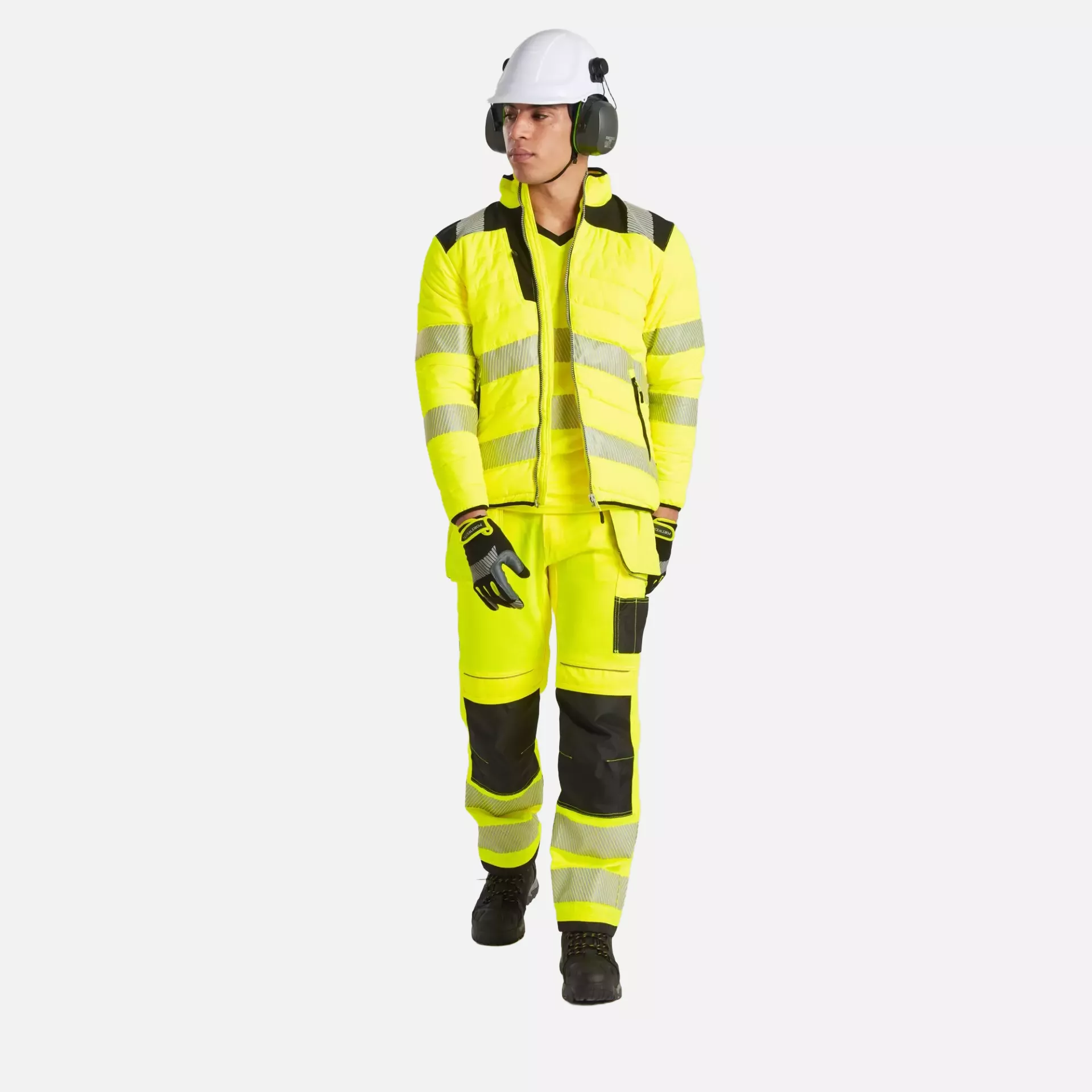 Portwest PW371YBR, PW3 Hi-Vis Baffle Jacket, Yellow/Black, image 10