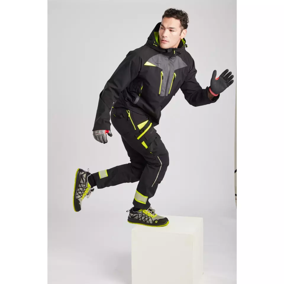 Portwest DX463BKR, DX4 Rain Jacket, Black, image 9, gallery thumbnail