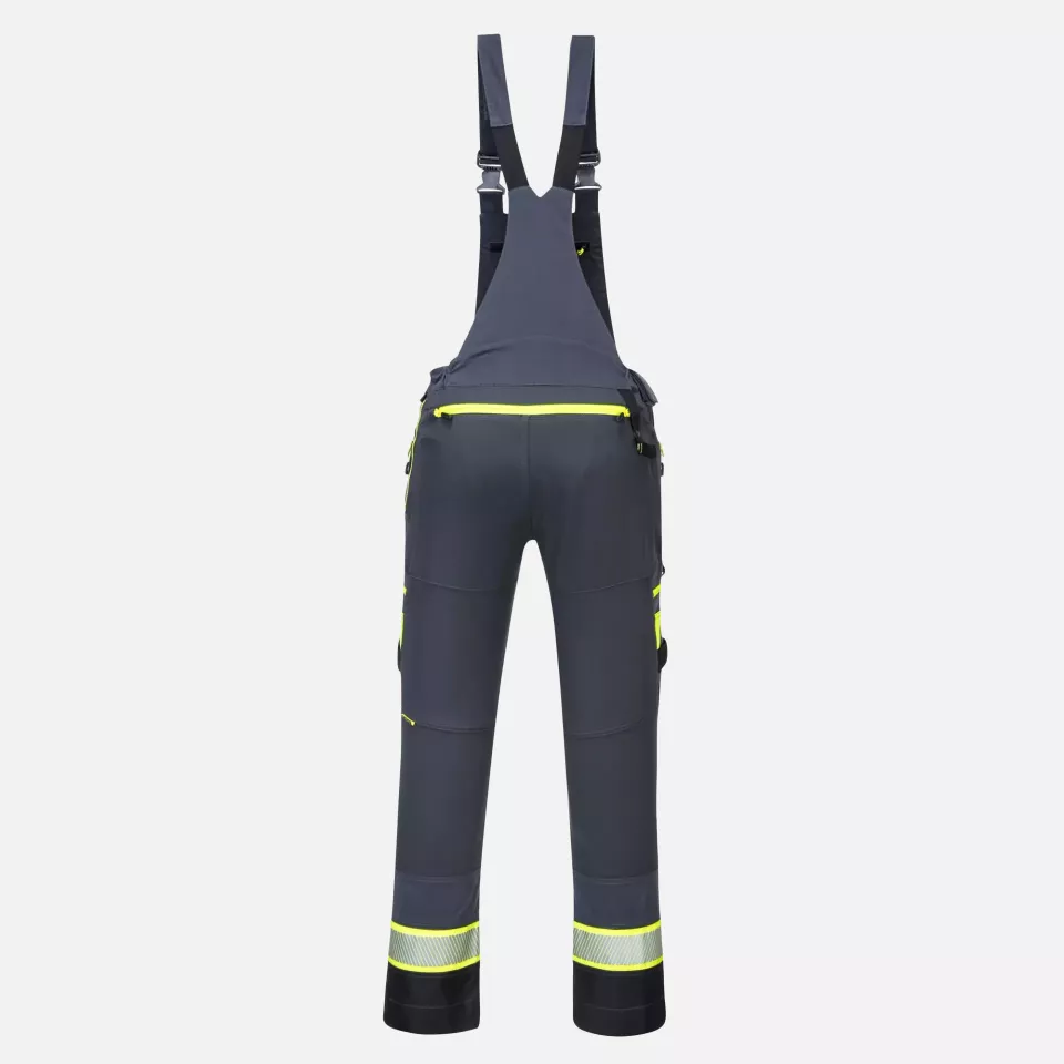 Portwest DX441MGR, DX4 Work Bib and Brace, Metal Grey, image 2, gallery thumbnail