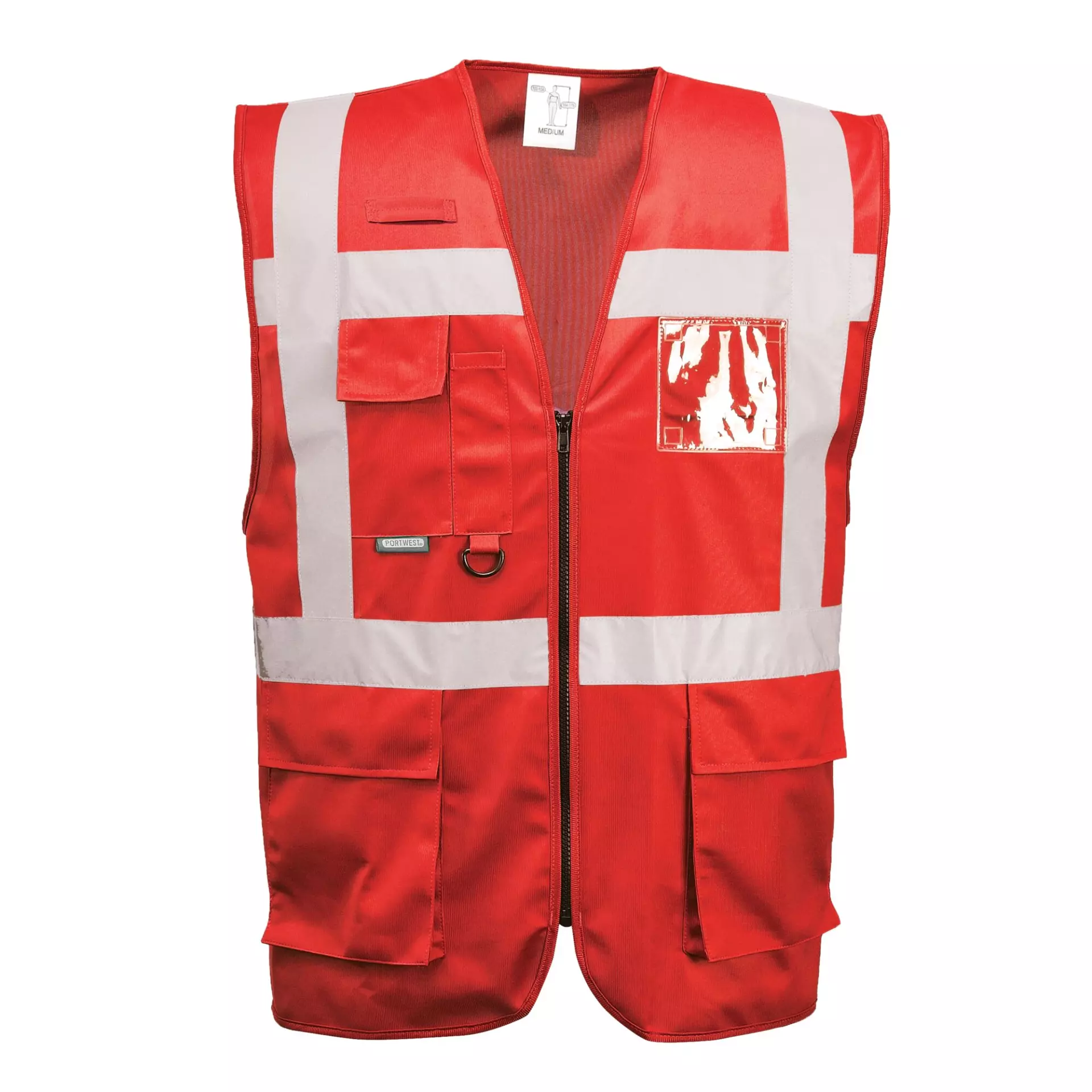 Portwest F476RER, Iona Executive Vest, Red