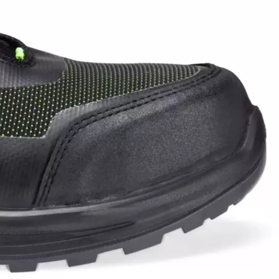 **Composite-Zehenschutzkappe** schützt Ihre Füße und hält den Schuh dabei leicht für mühelose Bewegung.