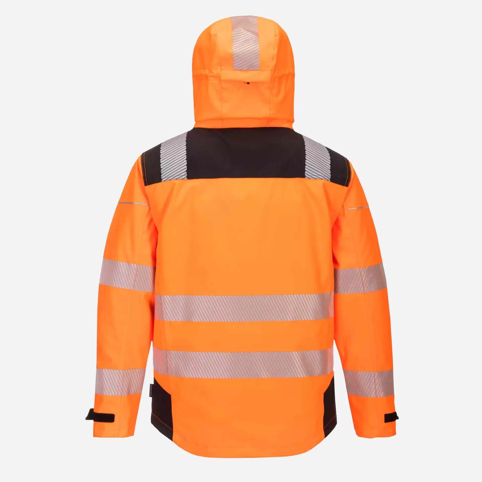 Portwest PW360OBR, PW3 Hi-Vis Extreme Rain Jacket, Orange/Black, image 2