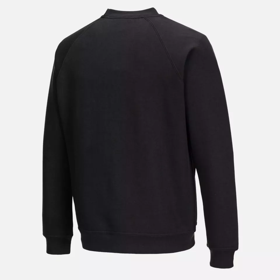 Portwest B330BKR, Women's Sweatshirt, Black, image 3, gallery thumbnail