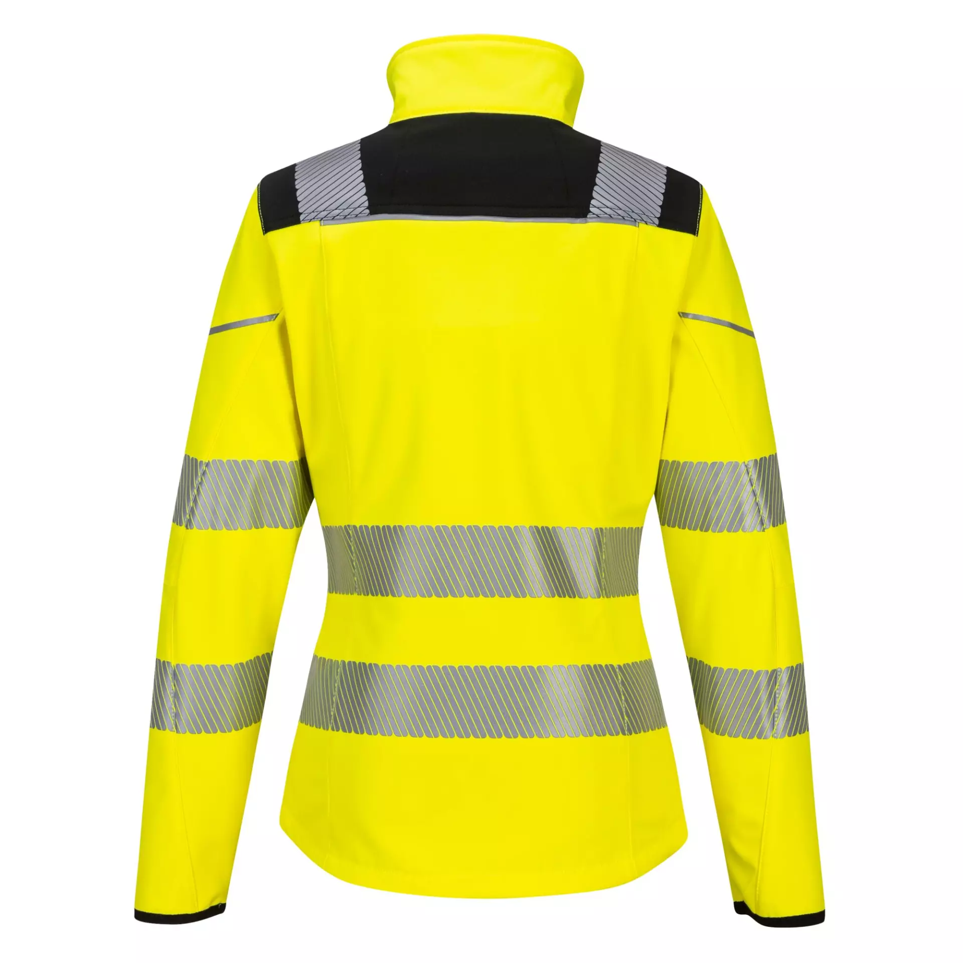 Portwest PW381YBR, PW3 Hi-Vis Women's Softshell (3L), Yellow/Black, image 2