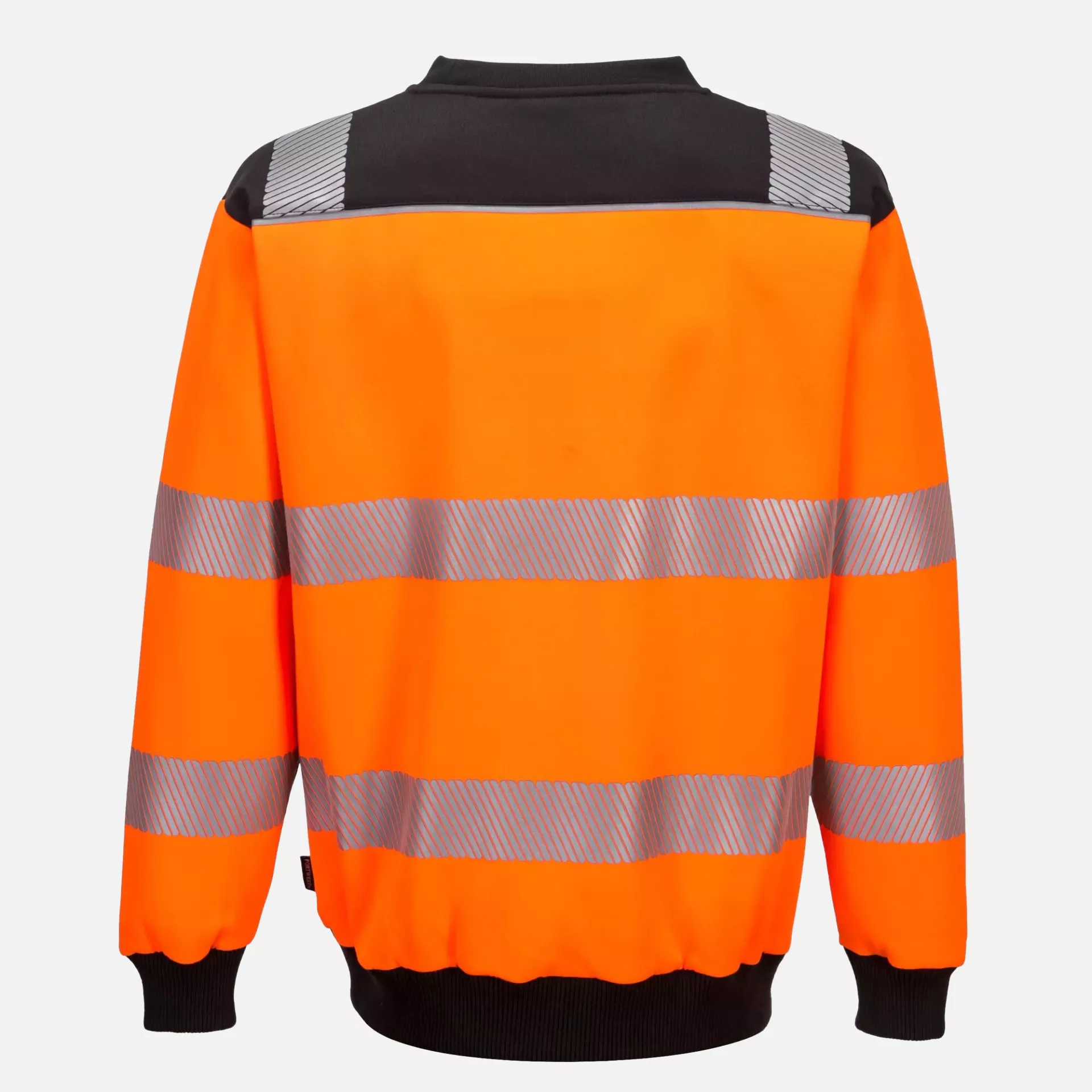 Portwest PW379OBR, PW3 Hi-Vis Sweatshirt, Orange/Schwarz, image 2