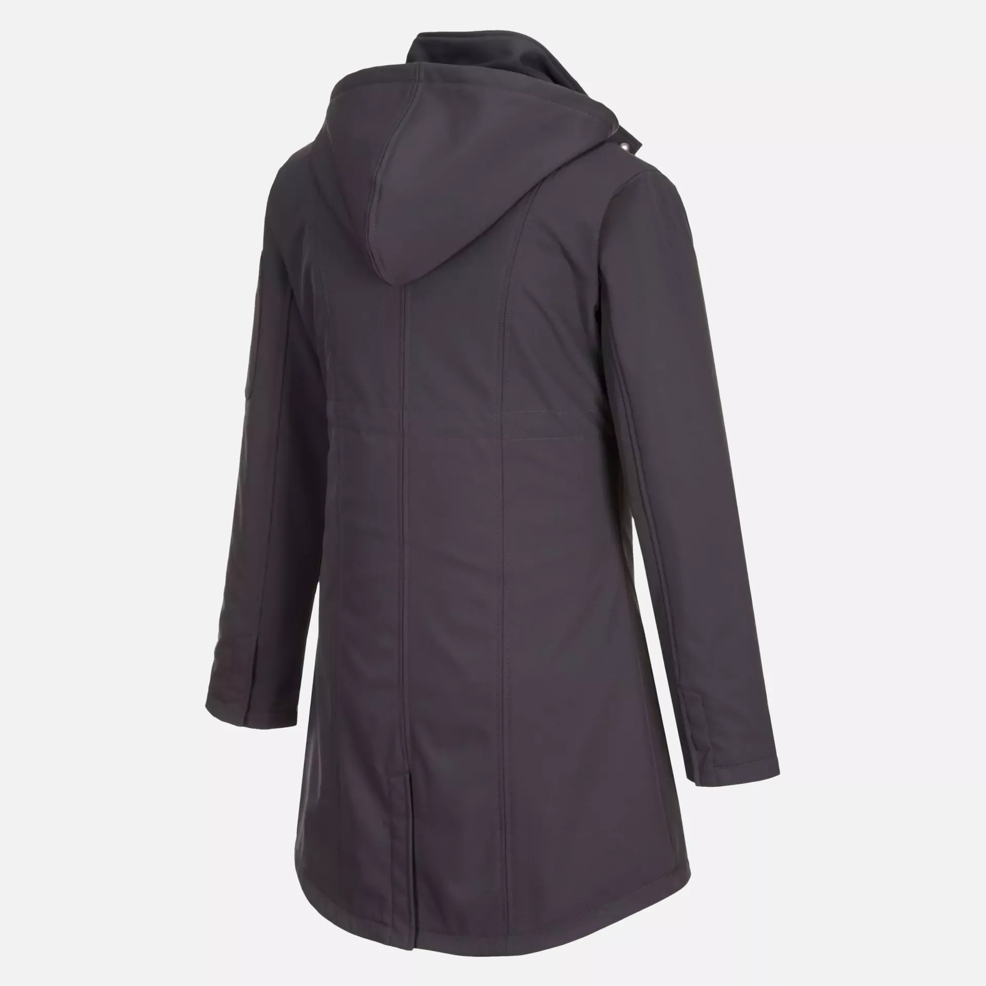 Portwest TK42CGR, Carla Women's Hooded Softshell Jacket (3L), Charcoal Grey, image 3