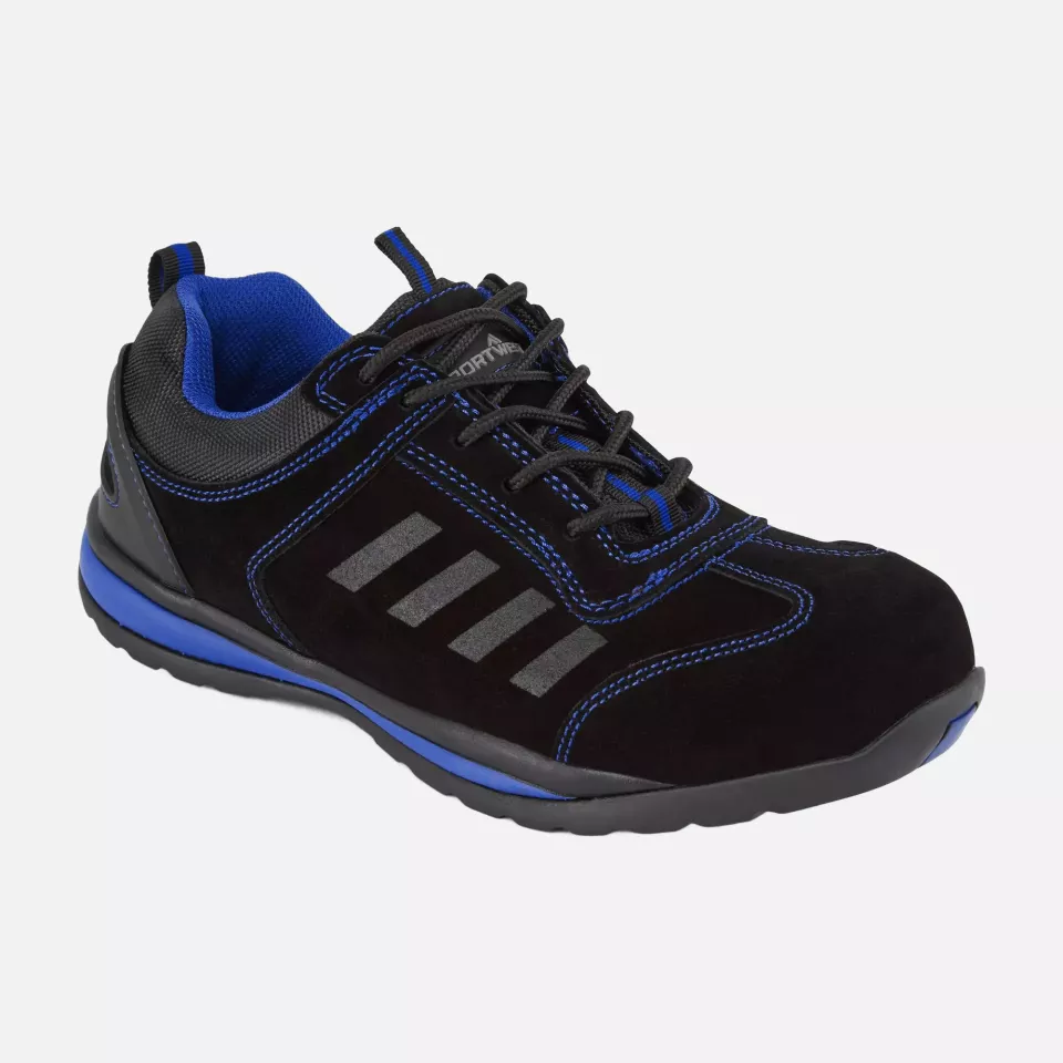 Portwest FW34BLU, Steelite Lusum Safety Trainer S1P HRO, Blue, image 2, gallery thumbnail